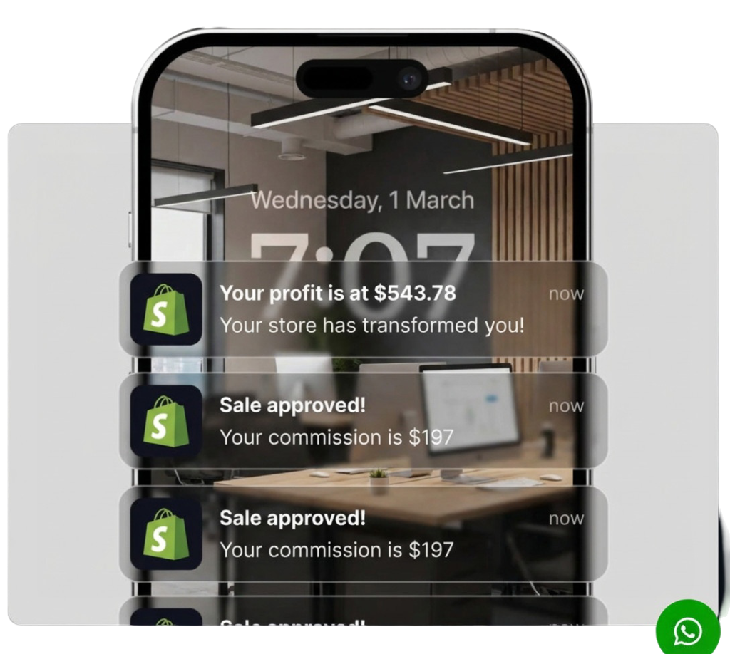 iPhone Shopify Dashboard